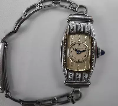 $124.75 • Buy Vintage Bulova Ladies Watch Art Deco 14k Gold Filled Filigree Manual Wind A329