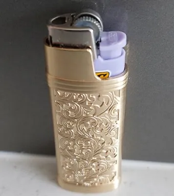 Solid Lighter  Case Fits Mini Bic Lighter Lighter Included Elegant • $16.95