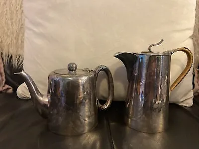 Vintage Walker And Hall Silver Plate Tea Pot And Jug  • £28