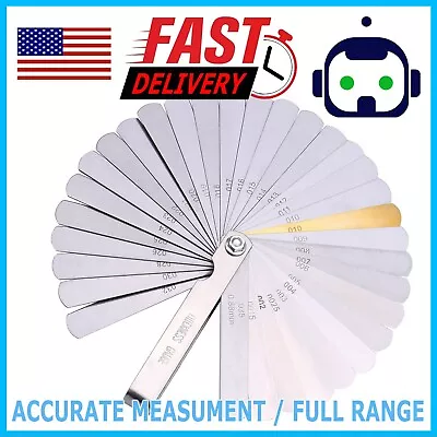 32 Blade Feeler Gauge Dual Reading Combination Feeler Gauge Metric & SAE US • $5.45