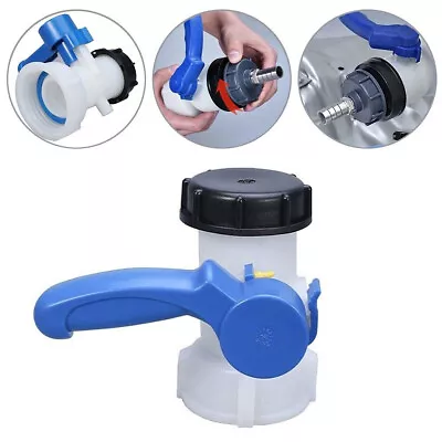 IBC Water Stillage Tank Replacement Tap Outlet 62mm Control Valve Container Tap • £8.99