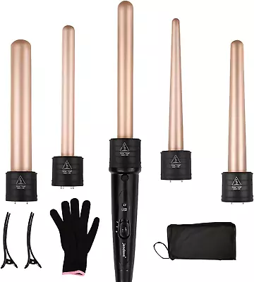 Janelove Curling WandHair Curlers For Long Hair Curling Wand Set With 5 Mm • £43.10