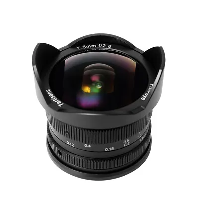 7artisans 7.5mm F2.8 II Fisheye Lens UMC Coating 12 Blades For Fuji Cameras • £127.19