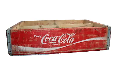 Vintage Coca-Cola Wood Crate Case Wooden Box Display Coke Sku302 • $16