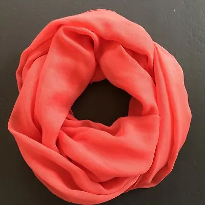 J. CREW Red Lightweight Chiffon Woman’s Scarf 78x21 NWOT • $12