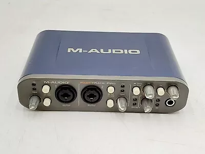 M-Audio AU02-073BO Fast Track Pro 4x4 Mobile USB Audio/MIDI Interface W Preamps • $59.99