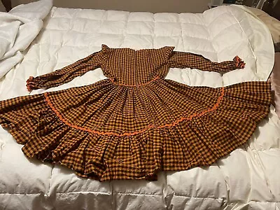 Vintage Lady's Square Dance Dress Size Small Handmade • $49.95