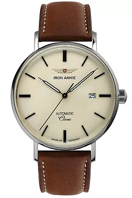 Iron Annie Men's Watch Automatic Amazonas Braun 5958-5 • $706.40