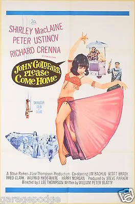 $25 • Buy 1965 John Goldfarb Please Come Home 1sh Original Movie Poster Maclaine Ustinov