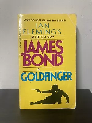 James Bond In Gold Finger  By Ian Fleming (1983) Vintage Mass Paperback • $12