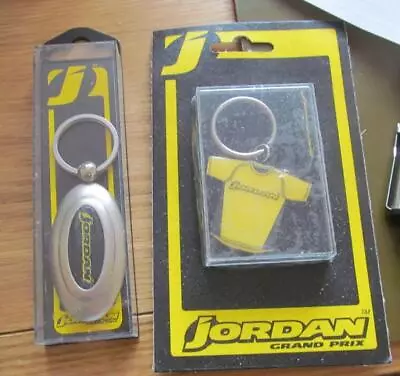 Jordan Grand Prix  F1 Racing Memorabilia  2 Keyrings & Badge • $3.72