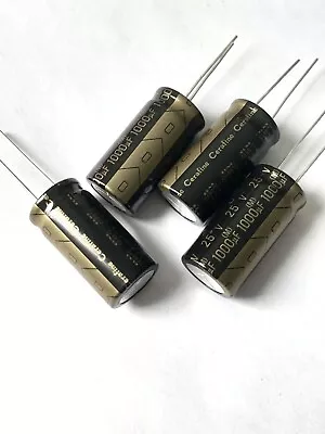 4 ELNA Cerafine ROA 25v 1000uf High Quality Audio Capacitors • $19.01