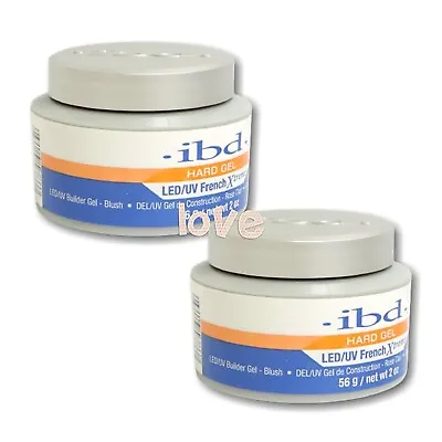 IBD French Xtreme BLUSH LED/UV 56g/2oz Hard Builder GEL Set Of 2 Jars • $39.98