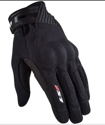 LS2 Men's Dart 2 Touring Motorcycle Gloves Black MG018 • $49.98