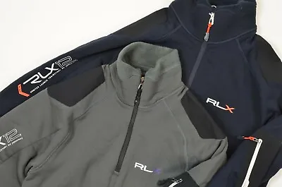 POLO RALPH LAUREN RLX Polartec Power Stretch Fleece 1/4-Zip Pullover Sweatshirt • $229
