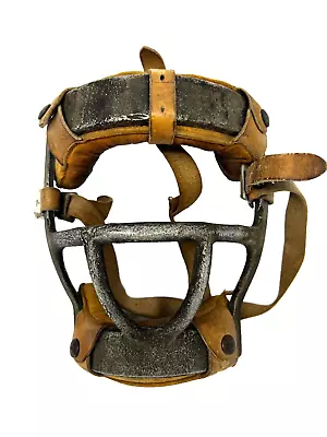 Vintage Antique Metal Baseball Catchers Mask • $75