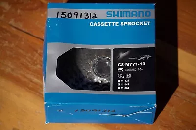 Shimano XT 10s Cassette 11-34 • $55