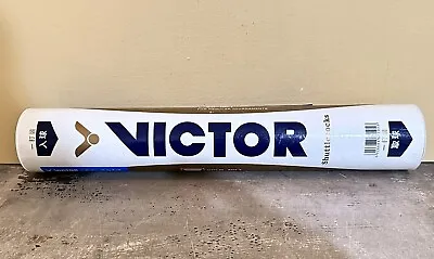 Victor Badminton Feather Shuttlecocks 1 Tube Of Gold No.1 Qty 12 • $29.99