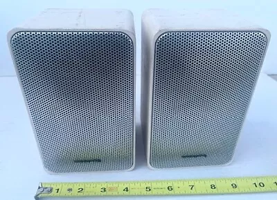 Vintage Realistic Minimus 7 Silver Speaker Pair Tested • $69.95