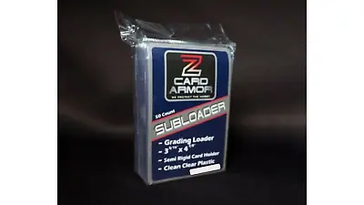 Zion Cases Semi Rigid  Subloader Card Holder - PSA BGS 50 Per Pack • $8.99