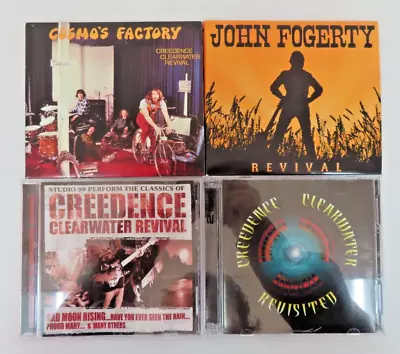 Lot Of 4 Creedence Clearwater Revival Cosmos Factory- Cds Music Album Lot Tested • $16.41