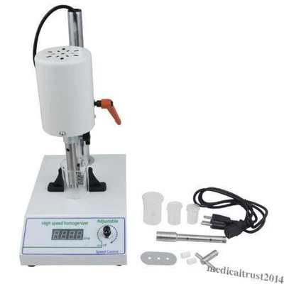 $154.99 • Buy New High Speed Homogenizer Lab Mixer Disperser 8000 - 22000RPM Emulsifying USA