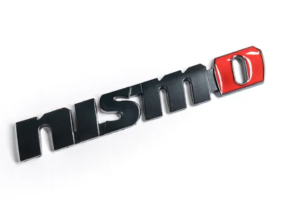 $8.95 • Buy NEW Black NISMO Nissan JDM Racing 3D Emblem Trunk Metal Badge Sticker 350z 370z