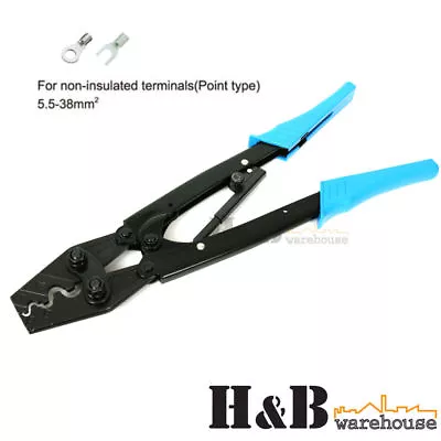 $34.08 • Buy 5.5-38mm² Anderson Plug 50 120 175 AMP Cable Crimping Battery Lug Crimper
