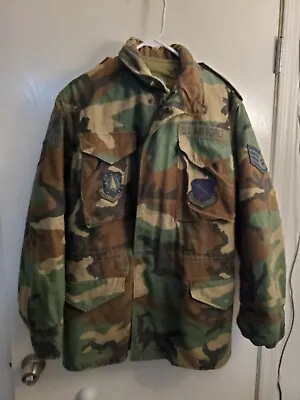 BDU Field Jacket Coat M-65 - All Sizes - USGI Military Woodland  M65 - Used • $25