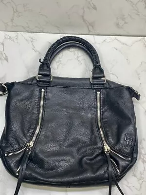 Linea Pelle Black Leather Handbag • $64.99