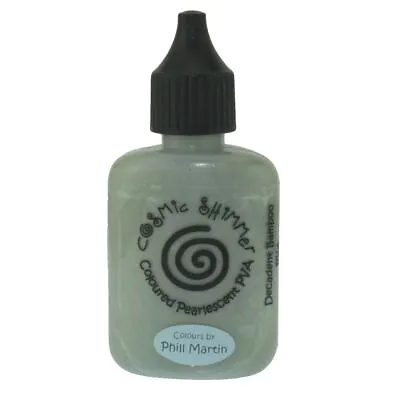 Cosmic Shimmer Pearlescent Coloured PVA Glue 30ml Decadent Bamboo • £3