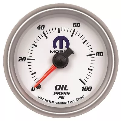 AutoMeter 880028 MOPAR Mechanical Oil Pressure Gauge • $141.07