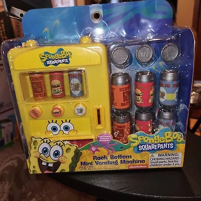 NEW SpongeBob SquarePants™ Rock Bottom Mini Vending Machine Set • $13.80