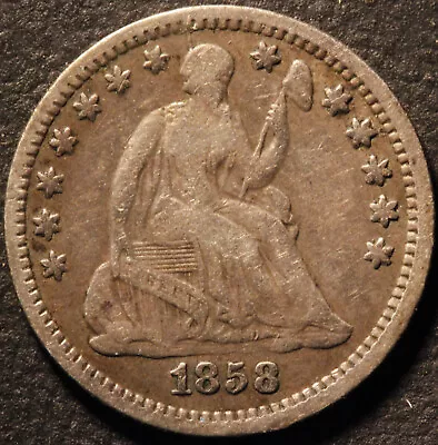 1858 O US Half Dime VF • $45