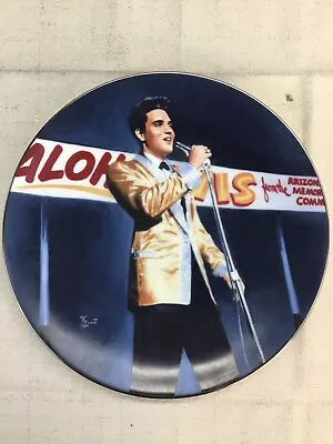 Elvis Presley: In Performance Delphi Plate #6 “Benefit For The USS Arizona” • $11.99