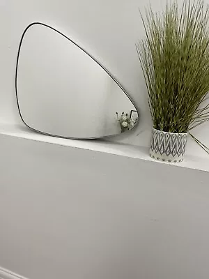 £20 • Buy SILVER PEBBLE WALL MIRROR 46x27cm (926)