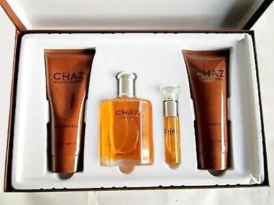 $49.95 • Buy Chaz Pour Homme Jean Philippe Cologne Spray 3.3 Oz + Mini + Balm + Gel  SET