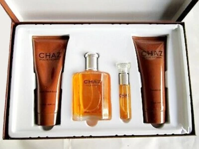 $49.95 • Buy Chaz Pour Homme Jean Philippe Cologne Spray 3.3 Oz + Mini + Balm + Gel  SET
