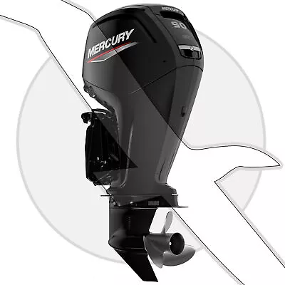 Mercury Marine 90hp Command Thrust Four Stroke Outboard Engine • $9670.99