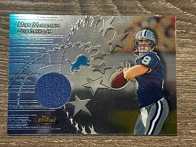 2001 Topps Finest Rookie Premier Jerseys #RJP-MM Mike McMahon Detroit Lions SP • $0.99