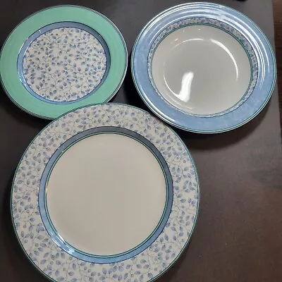 Mikasa Fine China SL104 Susanne 3 Pc Set Includes Dinner Salad & Soup Bowl • $45