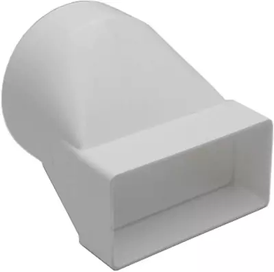£10.76 • Buy Kair Ducting Adaptor 110mm X 54mm To 100mm - 4 Inch Rectangular To Round Channel