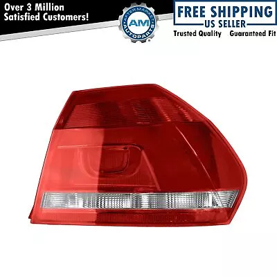 Right Outer Rear Tail Light Assembly Fits 2012-2015 Volkswagen Passat • $60.30