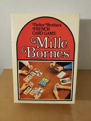 Mille Bornes French Card Game (1971 Parker Brothers) Complete • $17