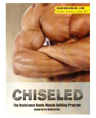 Chiseled DVD Series 16 - Resistance Bands Muscle Building Program (4 DISC) RARE • $51.78