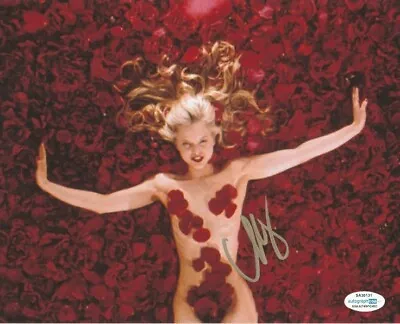 *SEXY* MENA SUVARI SIGNED  AMERICAN BEAUTY  8x10 PHOTO! PIE AUTOGRAPH ACOA COA • $66.50