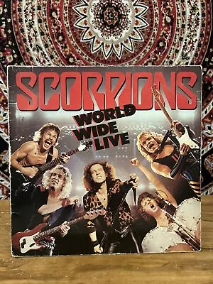 Scorpions - World Wide Live ~ VG+/VG Inlay: VG Double LP Import • $20