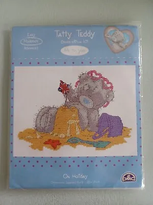 Me To You Larger Cute Tatty Teddy Counted Cross Stitch Kit. 'on Holiday'. • £16.50