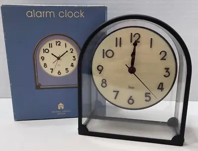 Michael Graves Design Memphis Alarm Clock Plastic W Metal Frame Self Mantel • $44.99