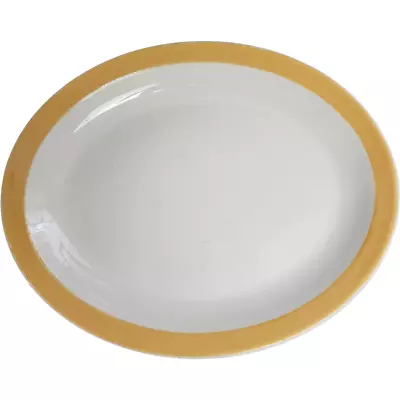 Sterling Vitrified China Ohio Airbrush Serving Platter Restaurant Ware • $28.49